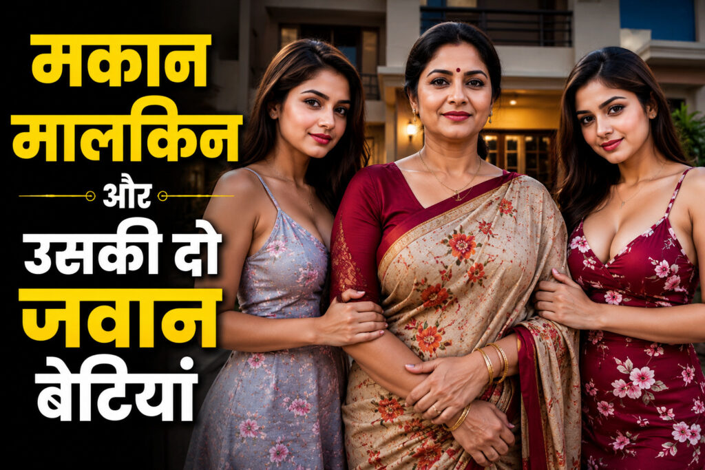 मकान मालकिन और उसकी दो जवान बेटियां